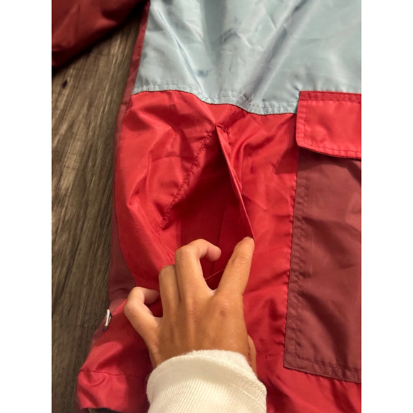 Katin American Tradition QuarterZip Multicolored Windbreaker Large Boho Aztec - Picture 8 of 13